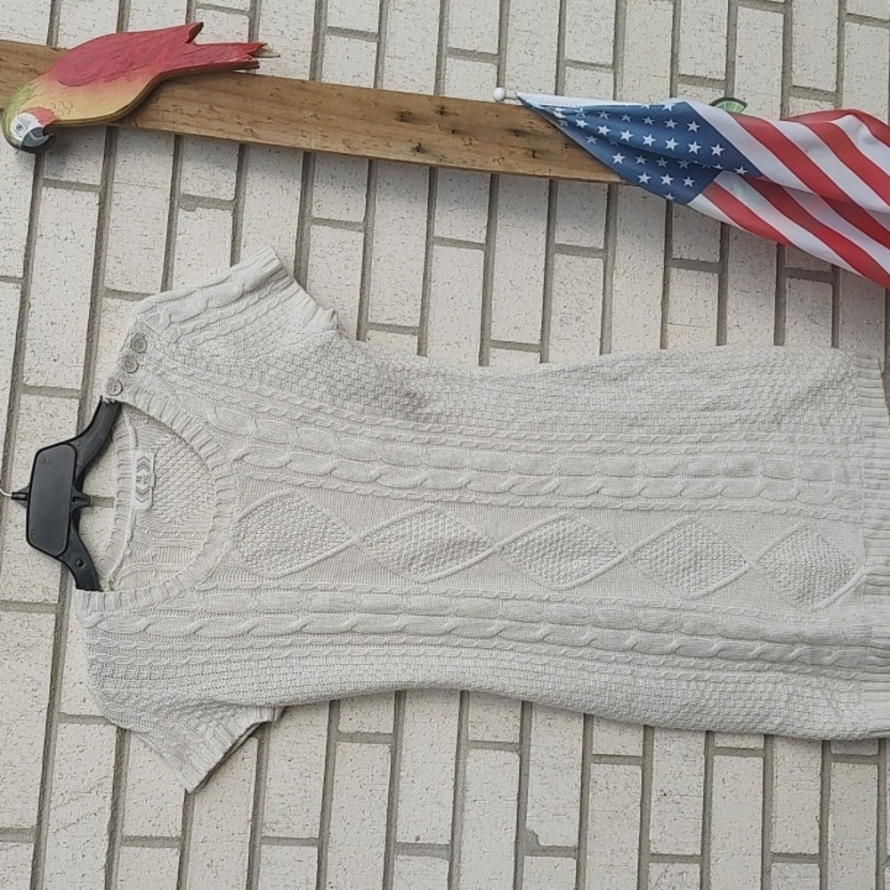 White Sweater Dress - Picture 5 of 10